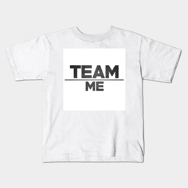 Team Over Me Kids T-Shirt by tysonstreet